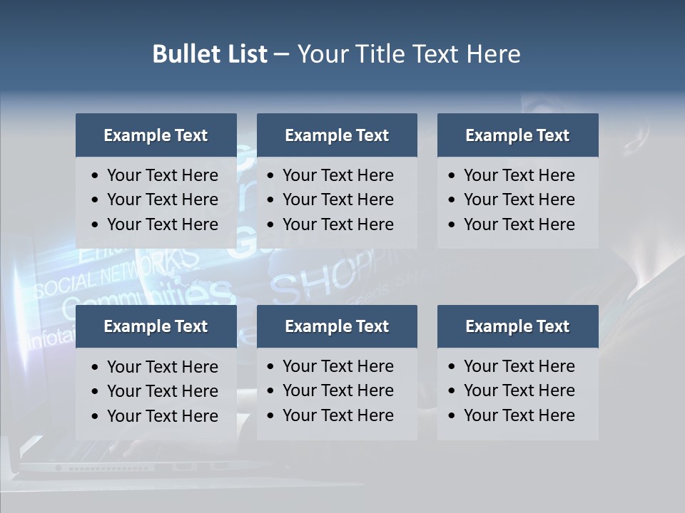 Surprised Globe Browsing PowerPoint Template