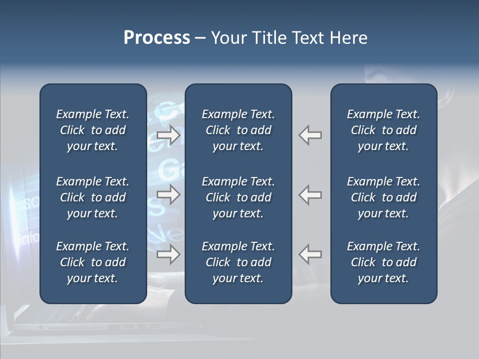Surprised Globe Browsing PowerPoint Template