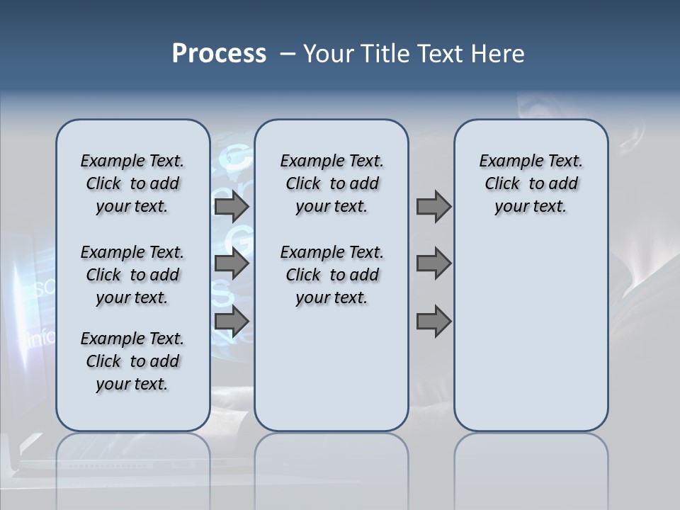 Surprised Globe Browsing PowerPoint Template
