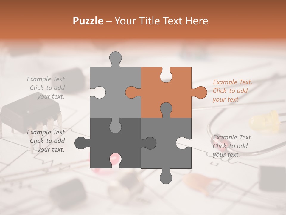 Part Schematic Element PowerPoint Template