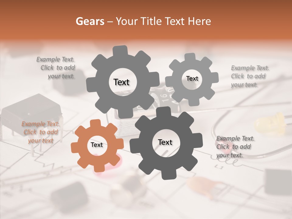 Part Schematic Element PowerPoint Template