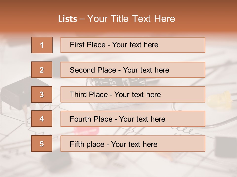 Part Schematic Element PowerPoint Template