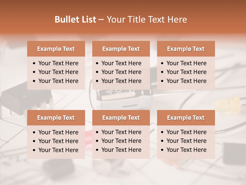 Part Schematic Element PowerPoint Template