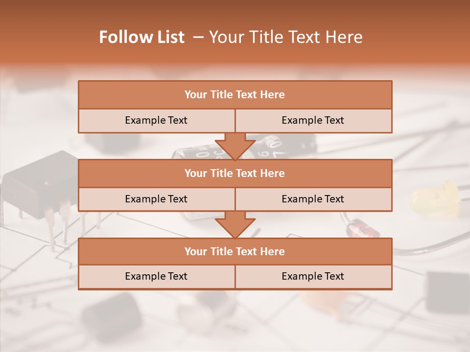Part Schematic Element PowerPoint Template