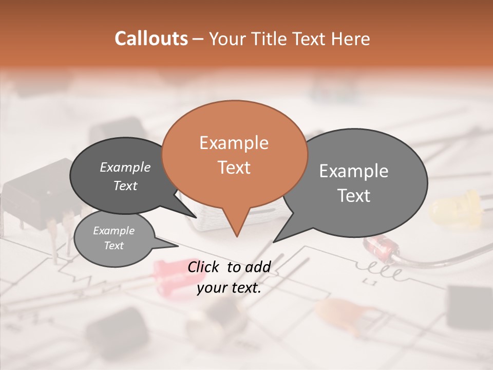 Part Schematic Element PowerPoint Template