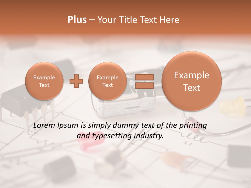 Part Schematic Element PowerPoint Template