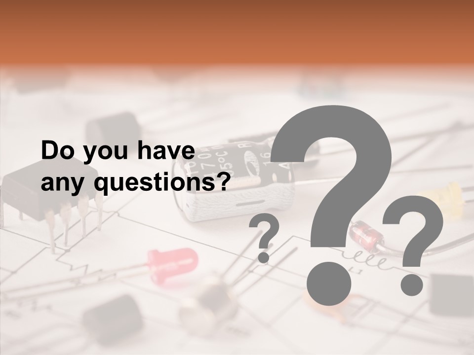 Part Schematic Element PowerPoint Template