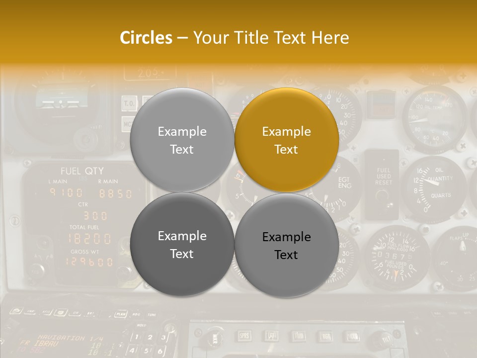 Button Counters Control PowerPoint Template