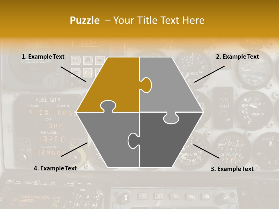 Button Counters Control PowerPoint Template