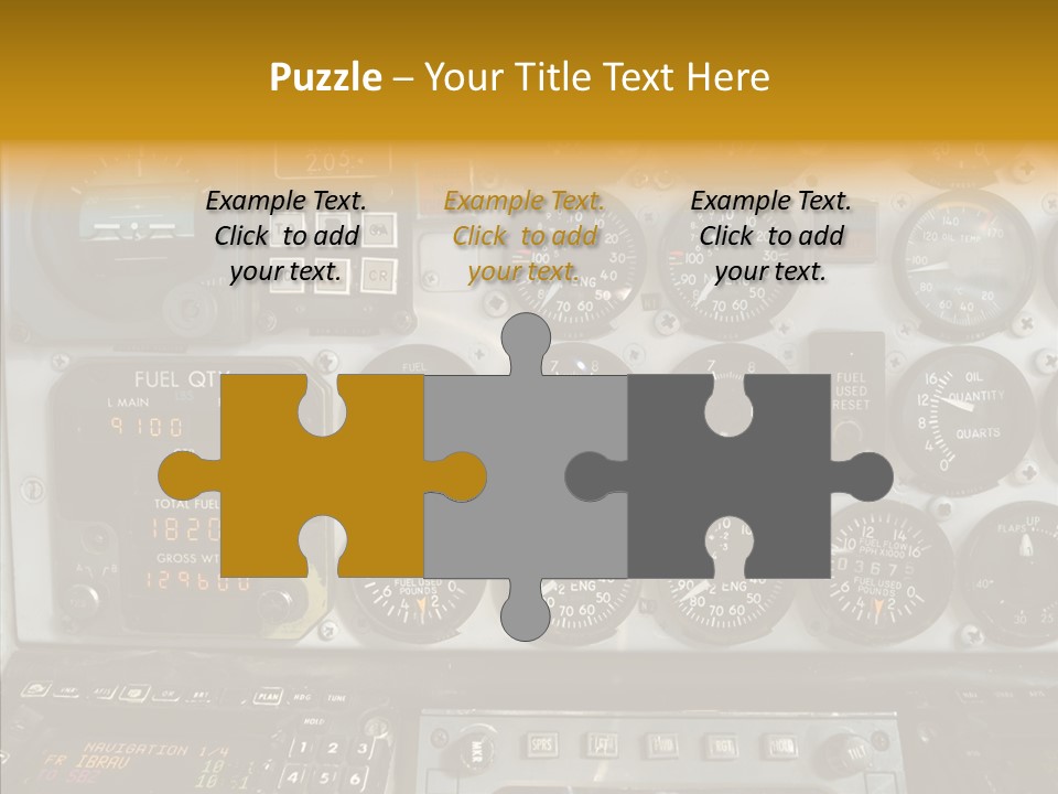 Button Counters Control PowerPoint Template
