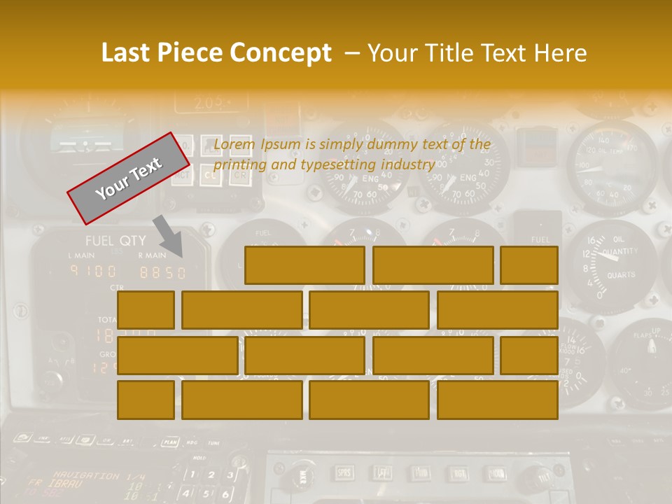 Button Counters Control PowerPoint Template