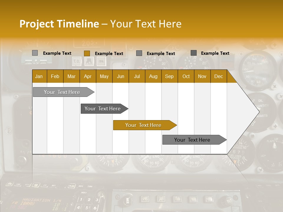 Button Counters Control PowerPoint Template