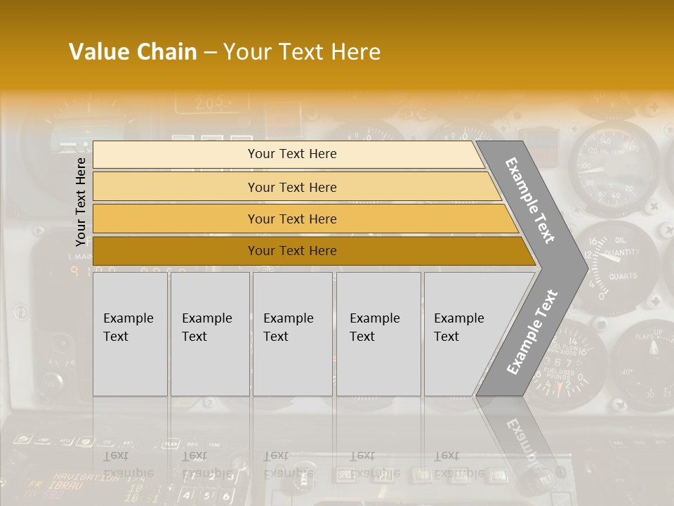 Button Counters Control PowerPoint Template
