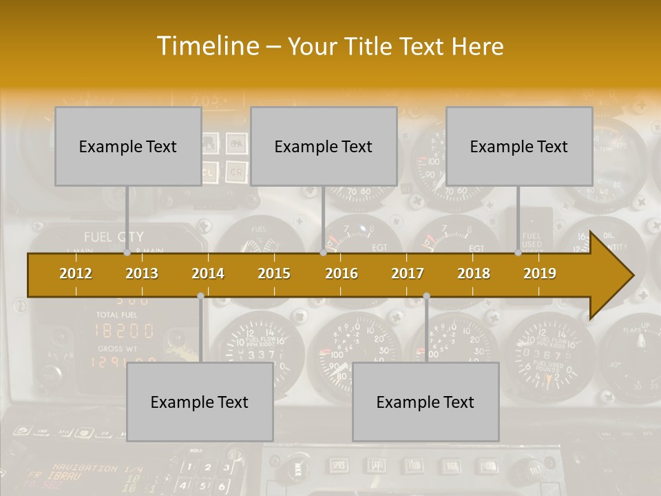 Button Counters Control PowerPoint Template