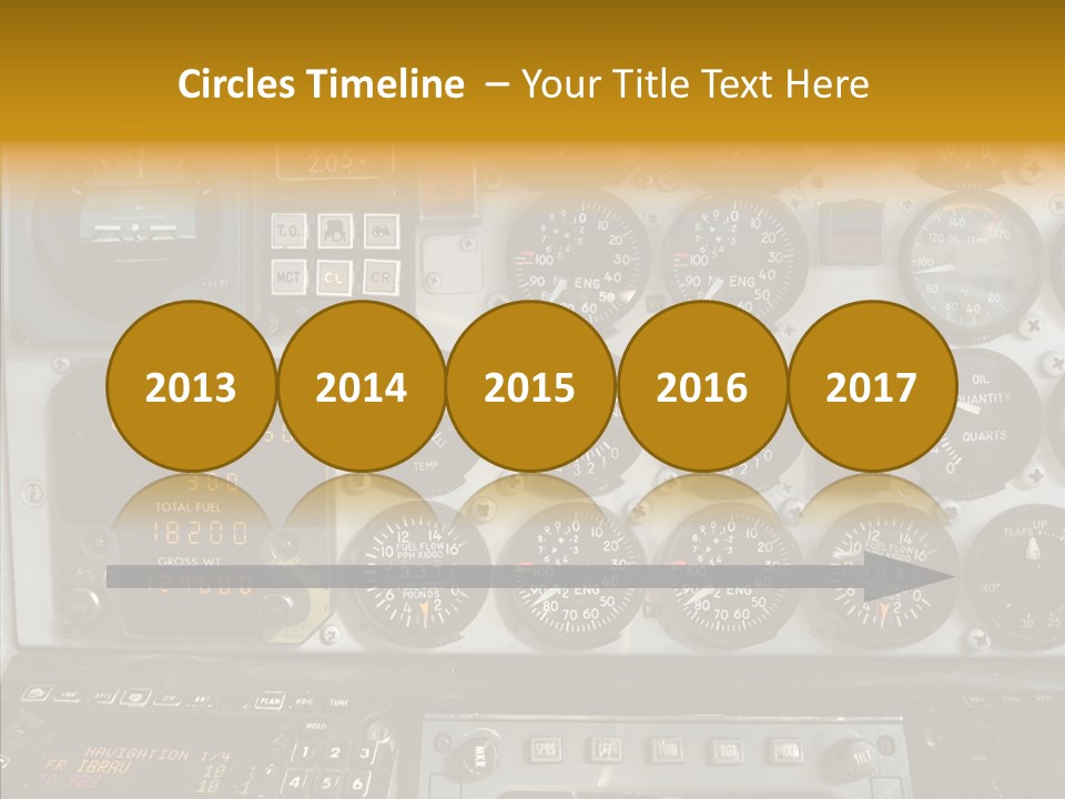Button Counters Control PowerPoint Template