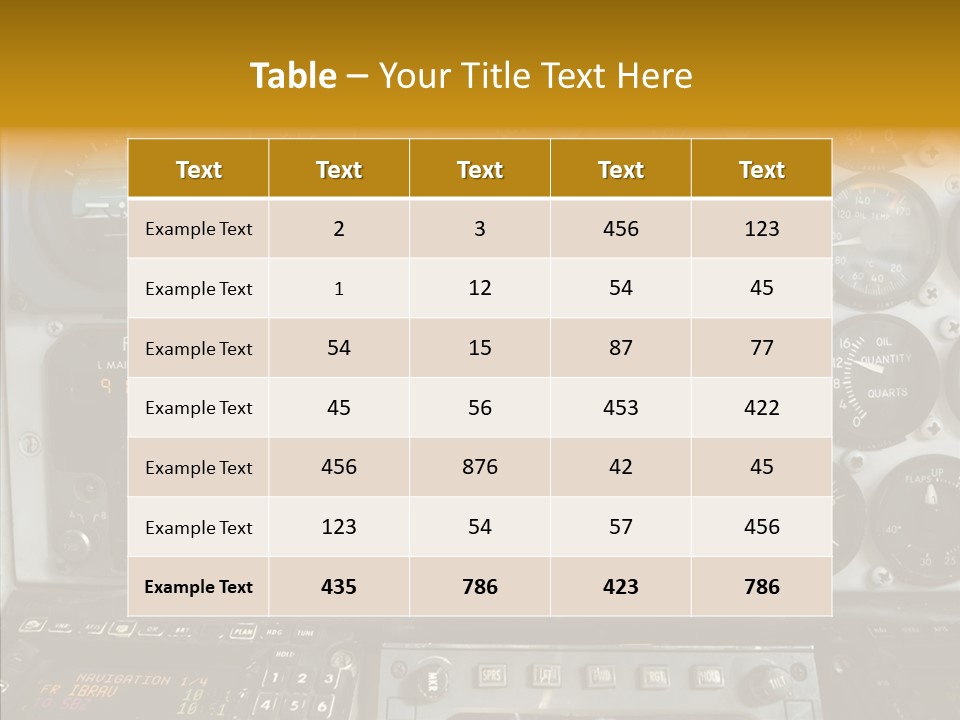 Button Counters Control PowerPoint Template