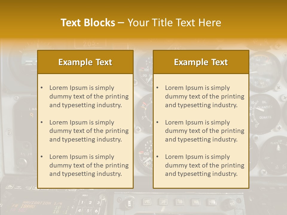 Button Counters Control PowerPoint Template