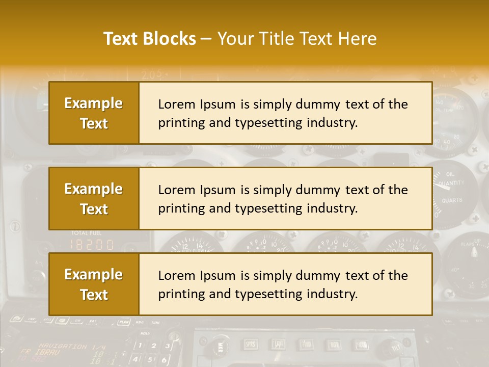 Button Counters Control PowerPoint Template