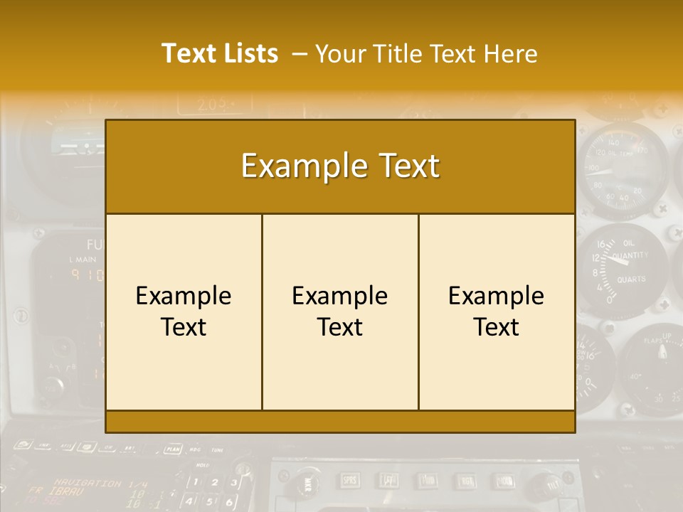 Button Counters Control PowerPoint Template