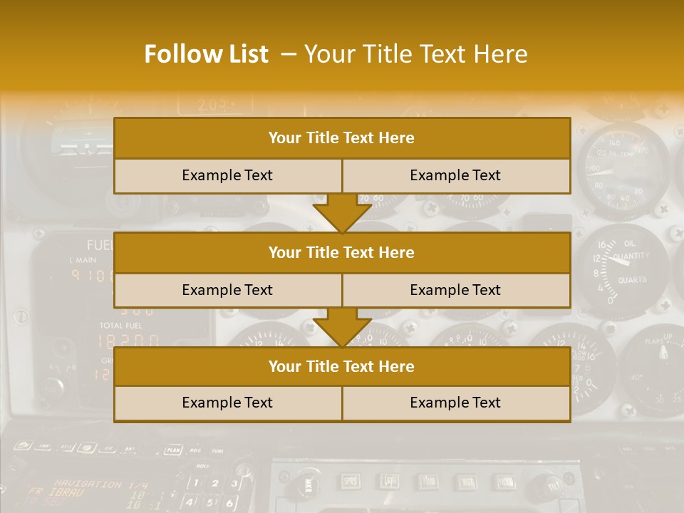 Button Counters Control PowerPoint Template