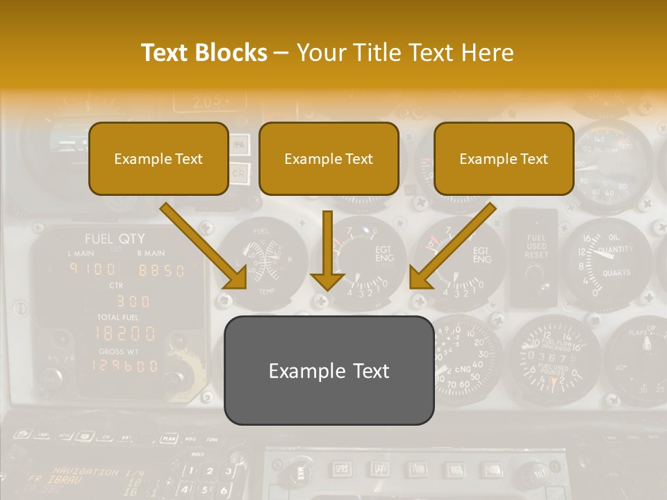 Button Counters Control PowerPoint Template