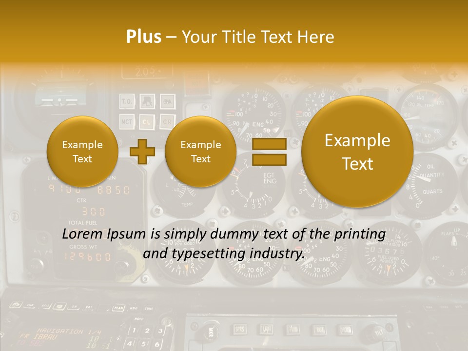 Button Counters Control PowerPoint Template