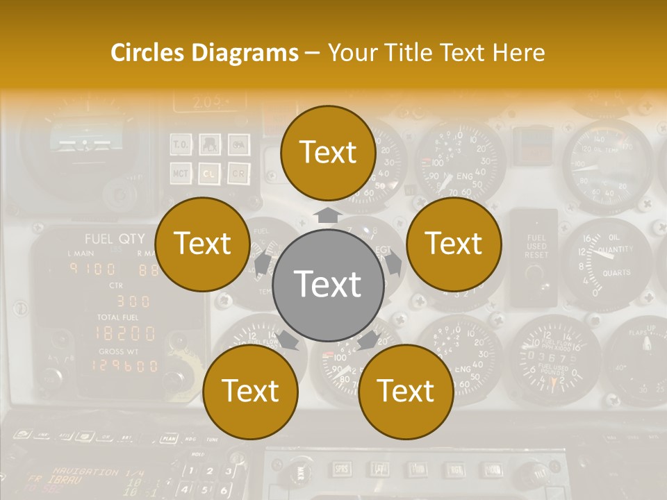 Button Counters Control PowerPoint Template