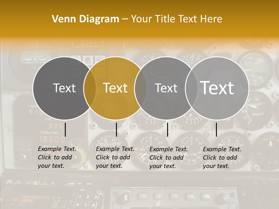 Button Counters Control PowerPoint Template