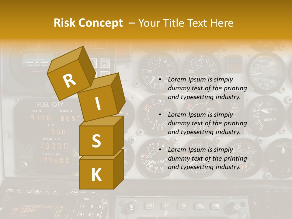 Button Counters Control PowerPoint Template