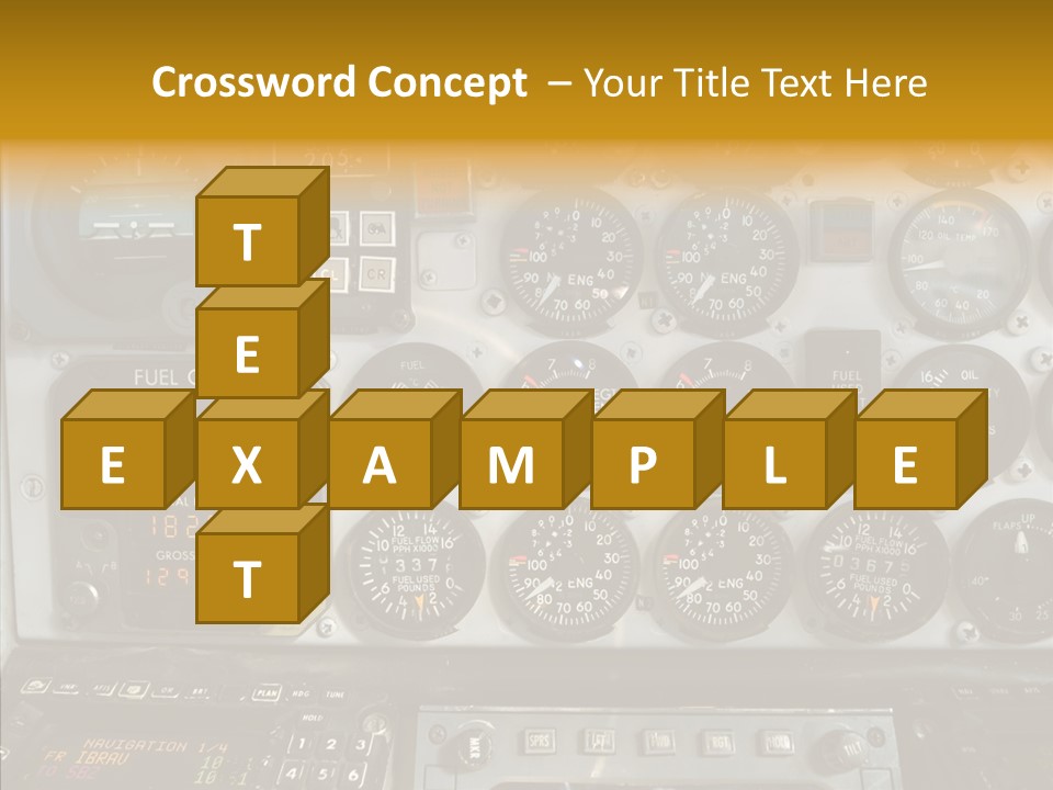 Button Counters Control PowerPoint Template