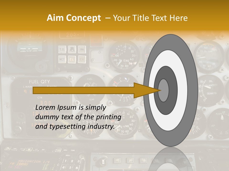 Button Counters Control PowerPoint Template