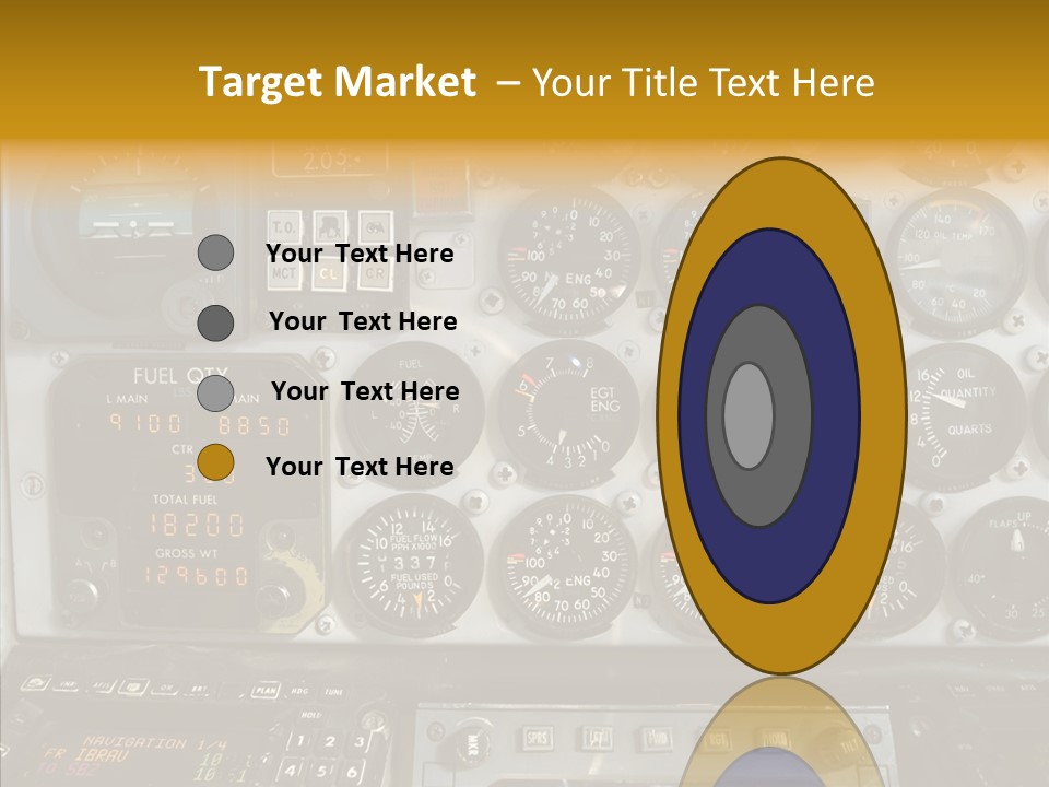 Button Counters Control PowerPoint Template