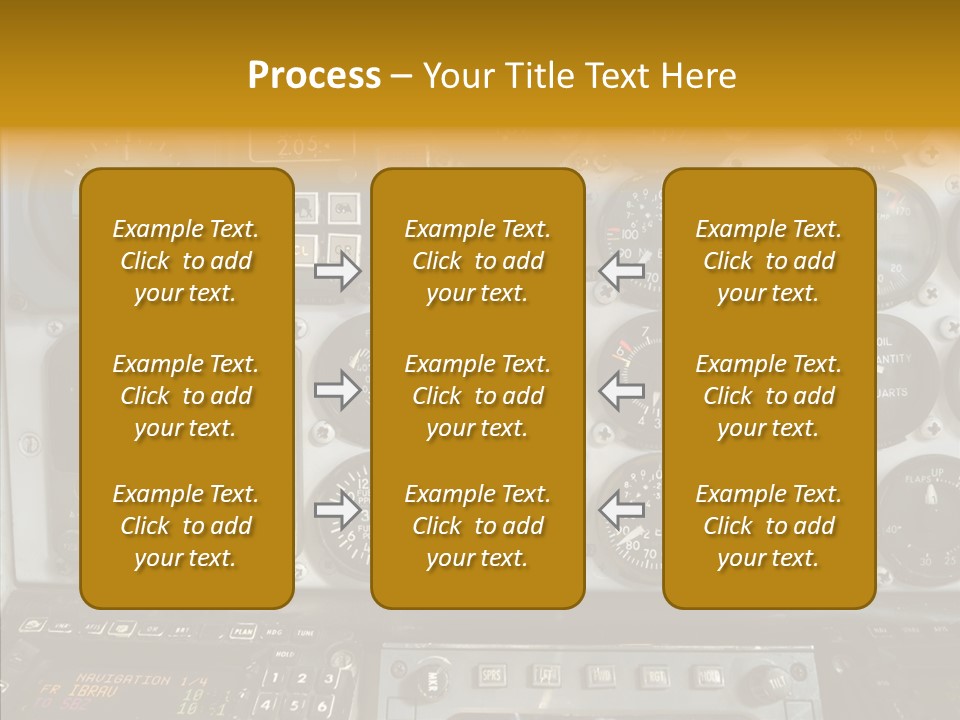 Button Counters Control PowerPoint Template
