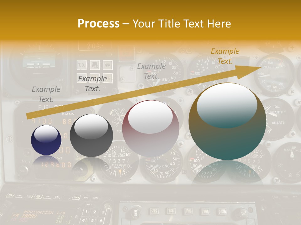 Button Counters Control PowerPoint Template