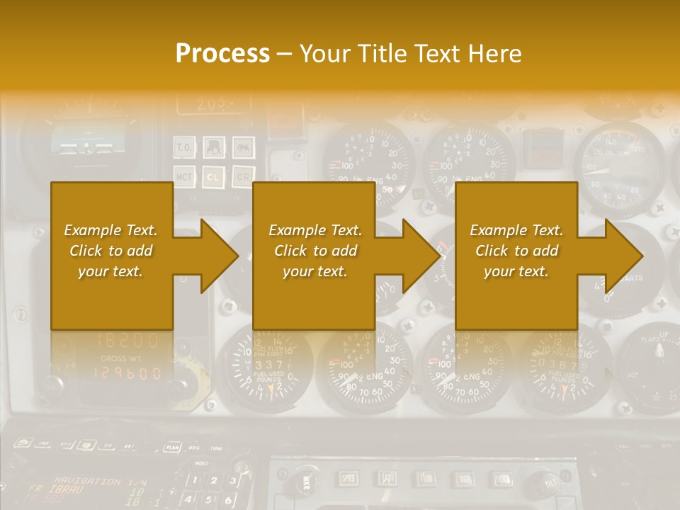 Button Counters Control PowerPoint Template