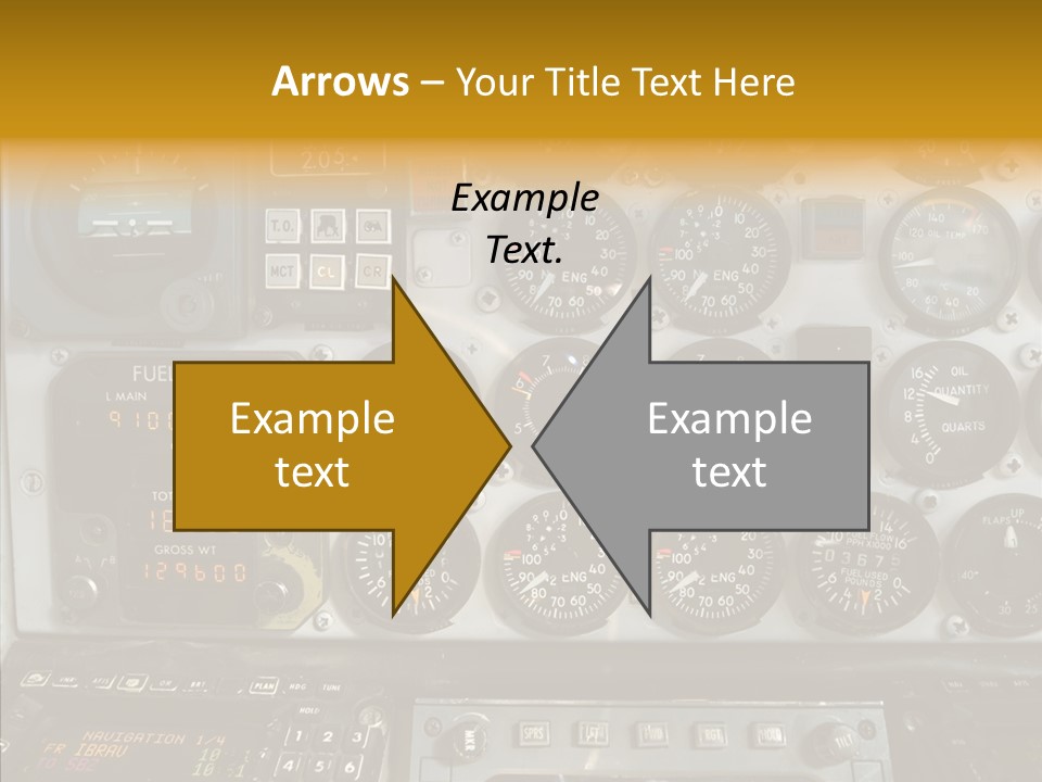 Button Counters Control PowerPoint Template
