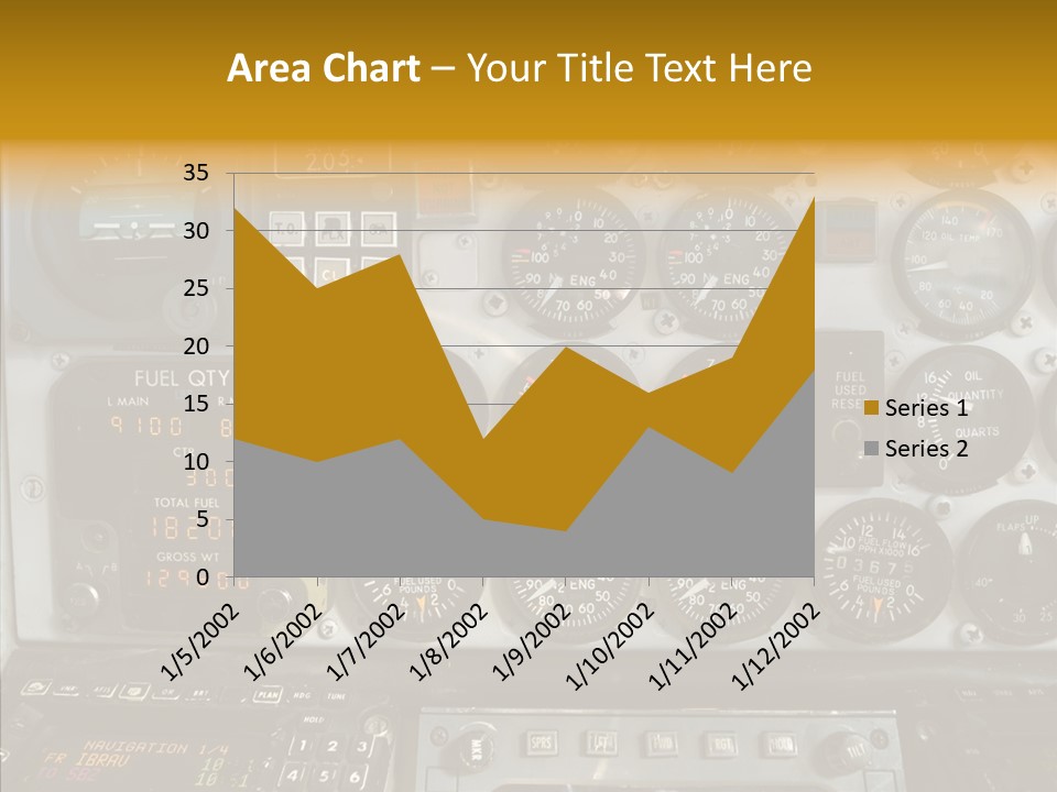 Button Counters Control PowerPoint Template