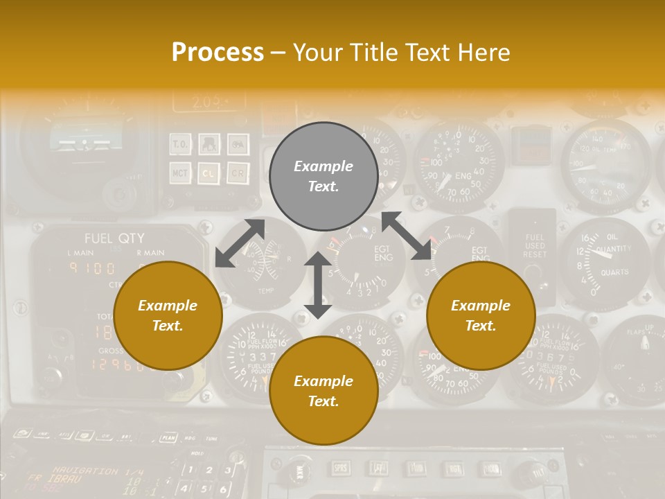 Button Counters Control PowerPoint Template