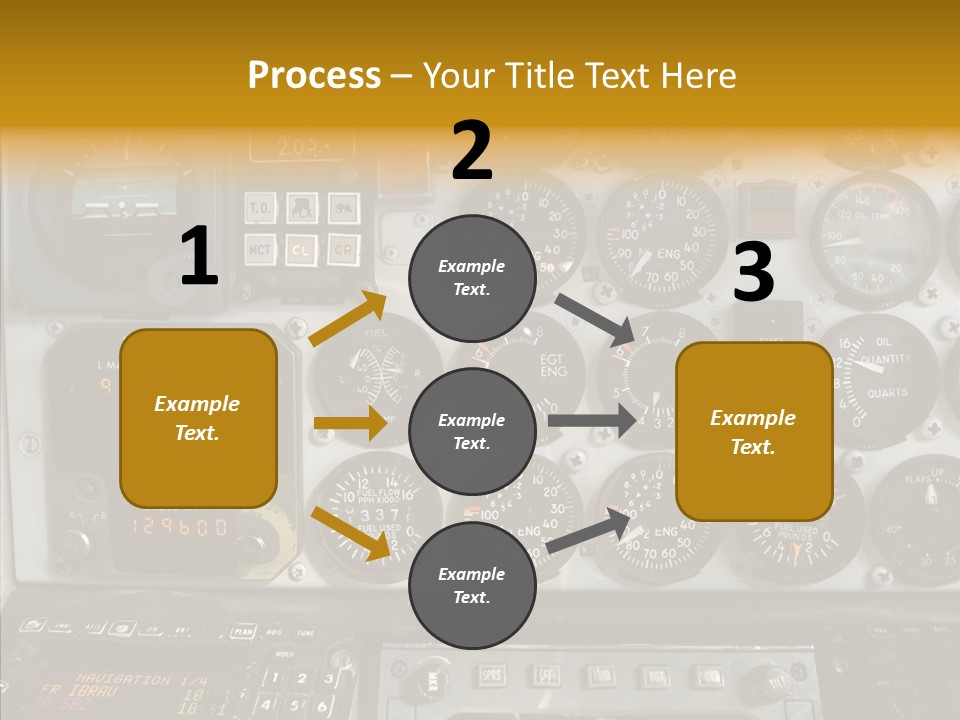 Button Counters Control PowerPoint Template
