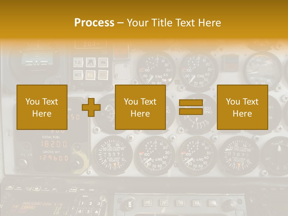 Button Counters Control PowerPoint Template