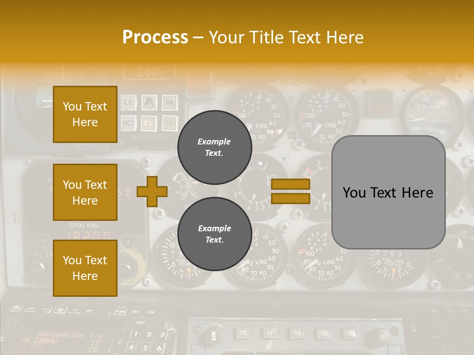 Button Counters Control PowerPoint Template