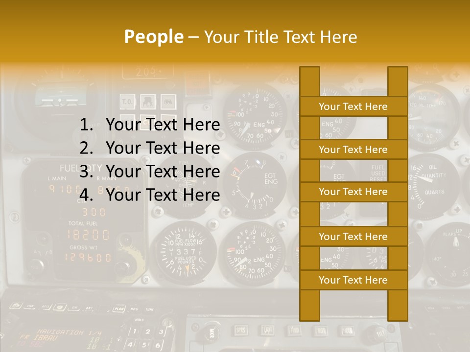 Button Counters Control PowerPoint Template