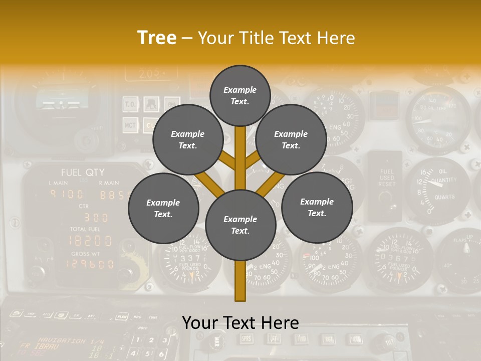 Button Counters Control PowerPoint Template
