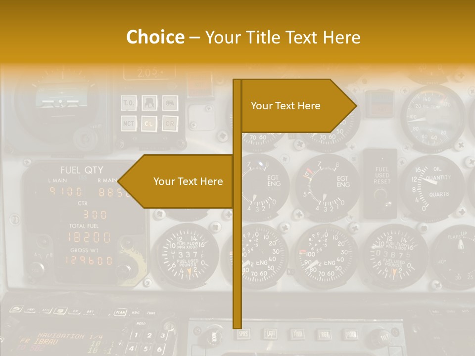 Button Counters Control PowerPoint Template