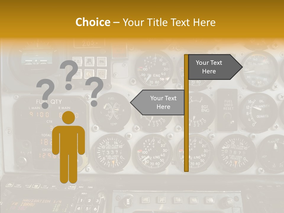 Button Counters Control PowerPoint Template