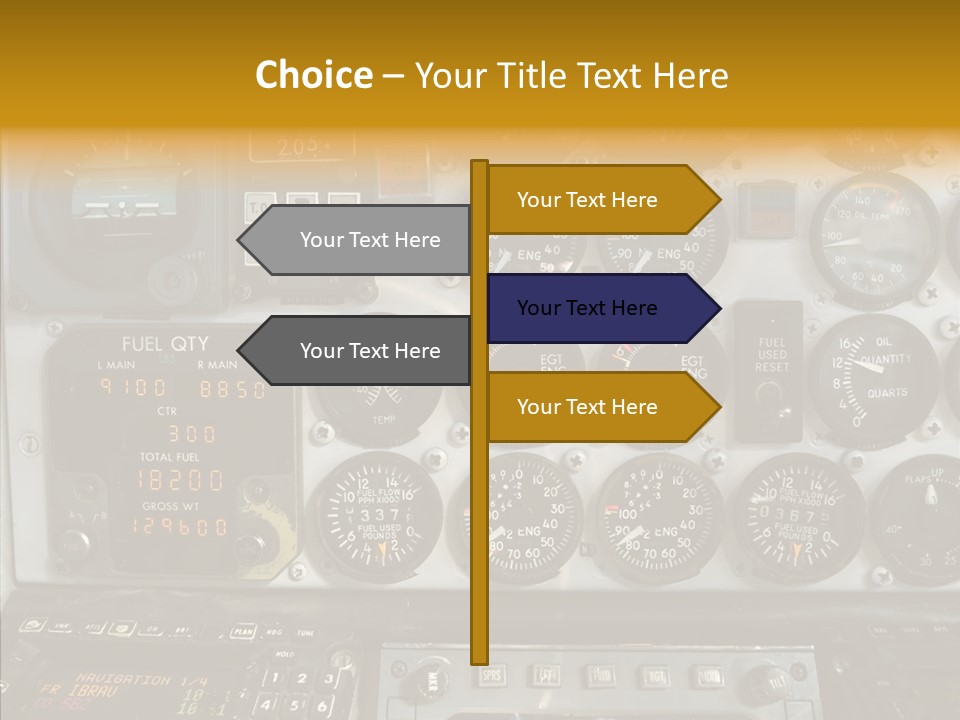 Button Counters Control PowerPoint Template