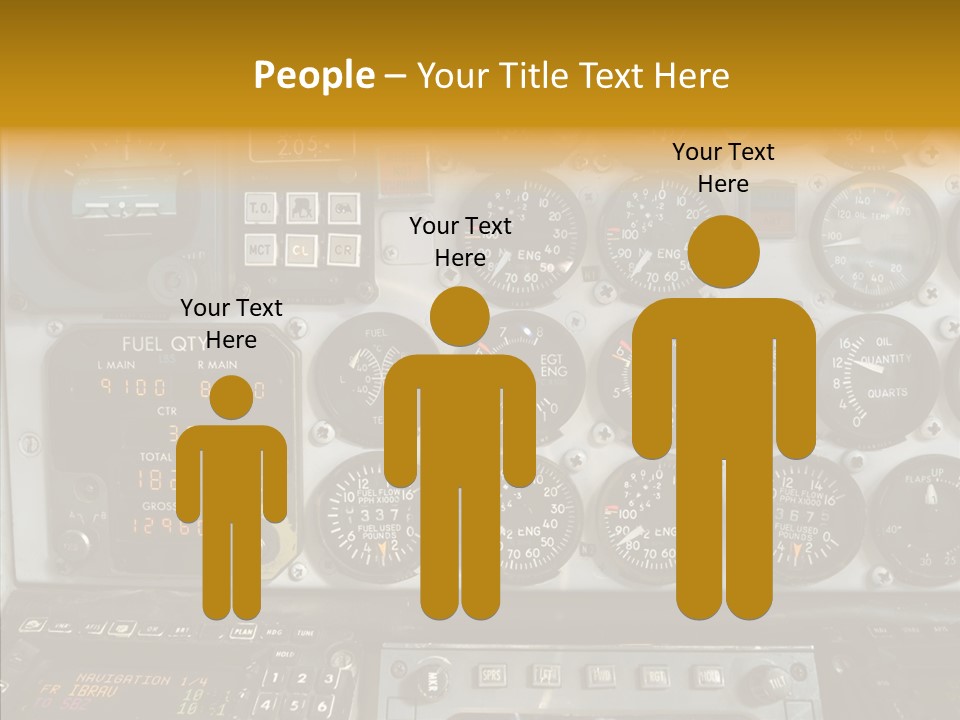 Button Counters Control PowerPoint Template