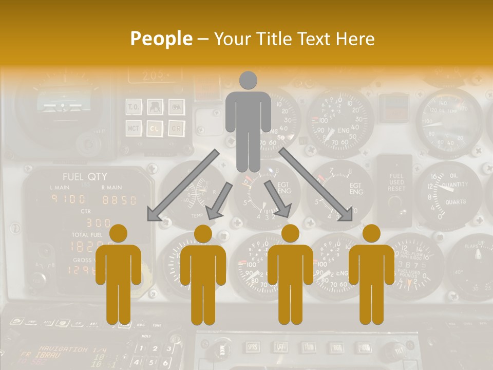 Button Counters Control PowerPoint Template