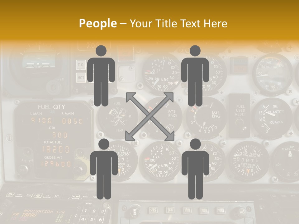 Button Counters Control PowerPoint Template