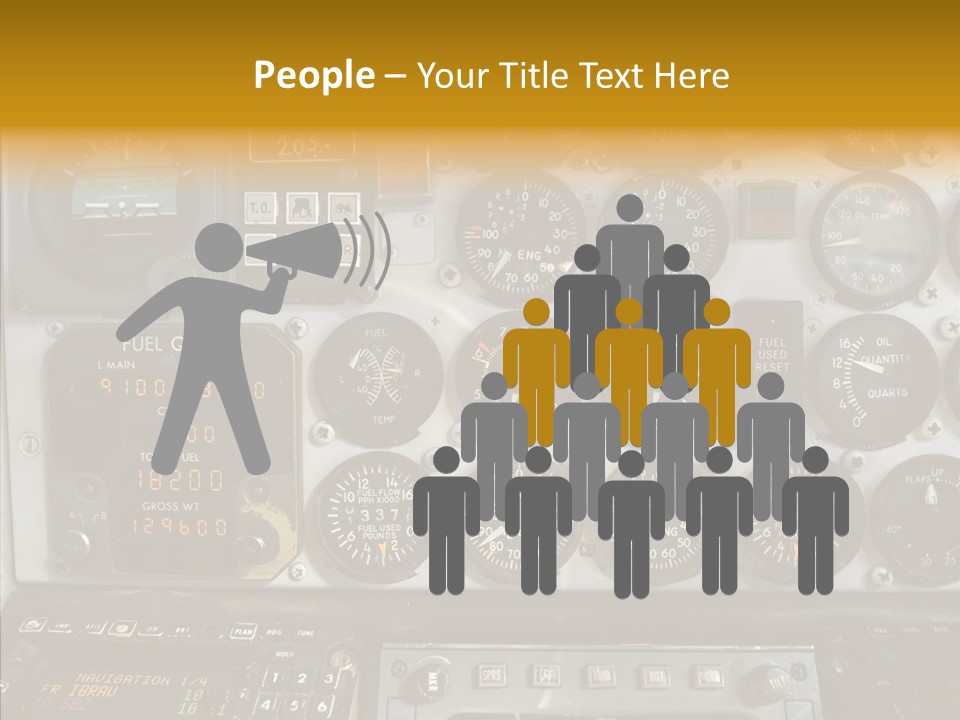 Button Counters Control PowerPoint Template